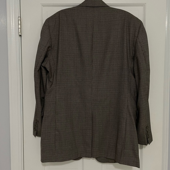 SALE 40R Jos A Bank mens wool jacket sport coat Houndstooth EUC - Picture 2 of 9